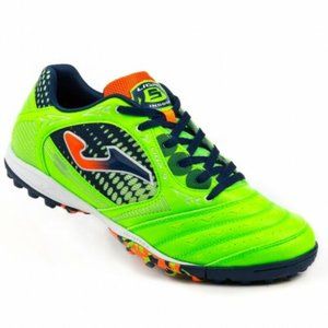 JOMA LIGA5 615 Green Fluor-Navy-Orange Soccer Shoe